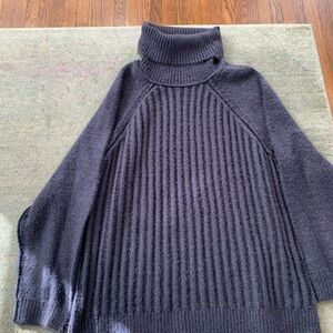 Free People Charcoal Turtleneck Sweater